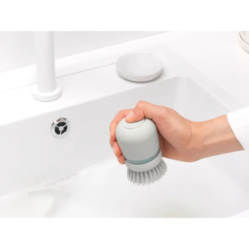 Brabantia |Soap Dispensing Dish Brush 壓液式洗碗刷連底座|兩款顏色