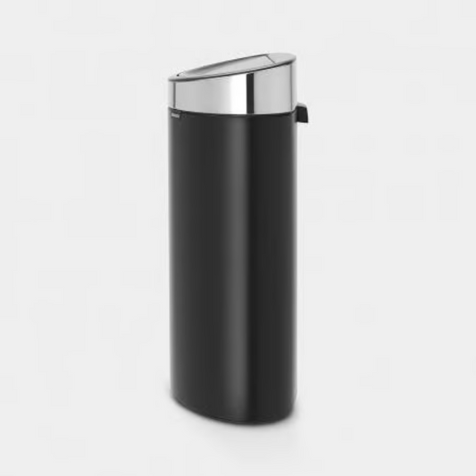 Brabantia|Touch Bin New 平背彈蓋垃圾桶 40L|塑膠內桶|2款顏色