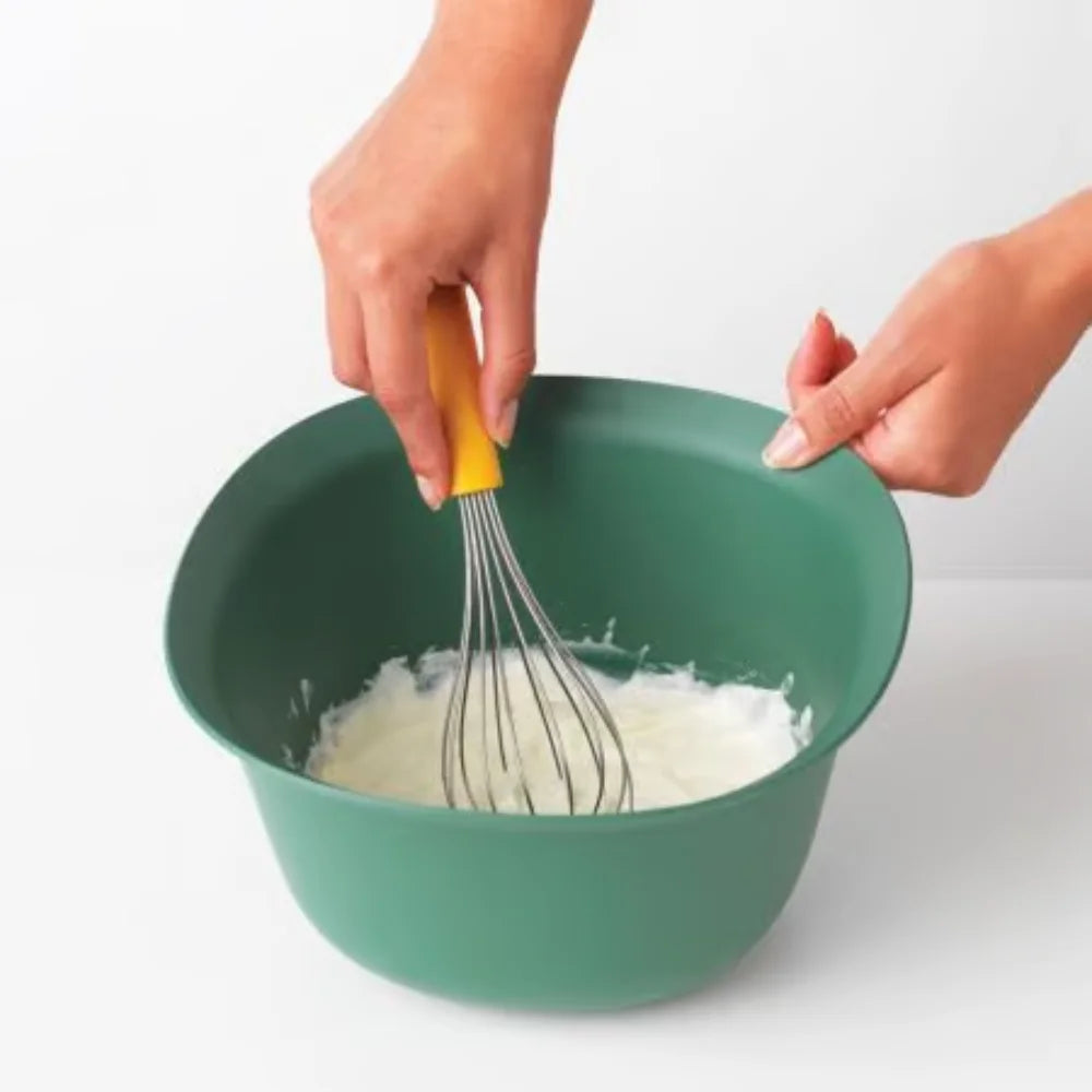 Brabantia |Tasty+ Whisk 黃柄不鏽鋼打蛋器|兩個呎吋