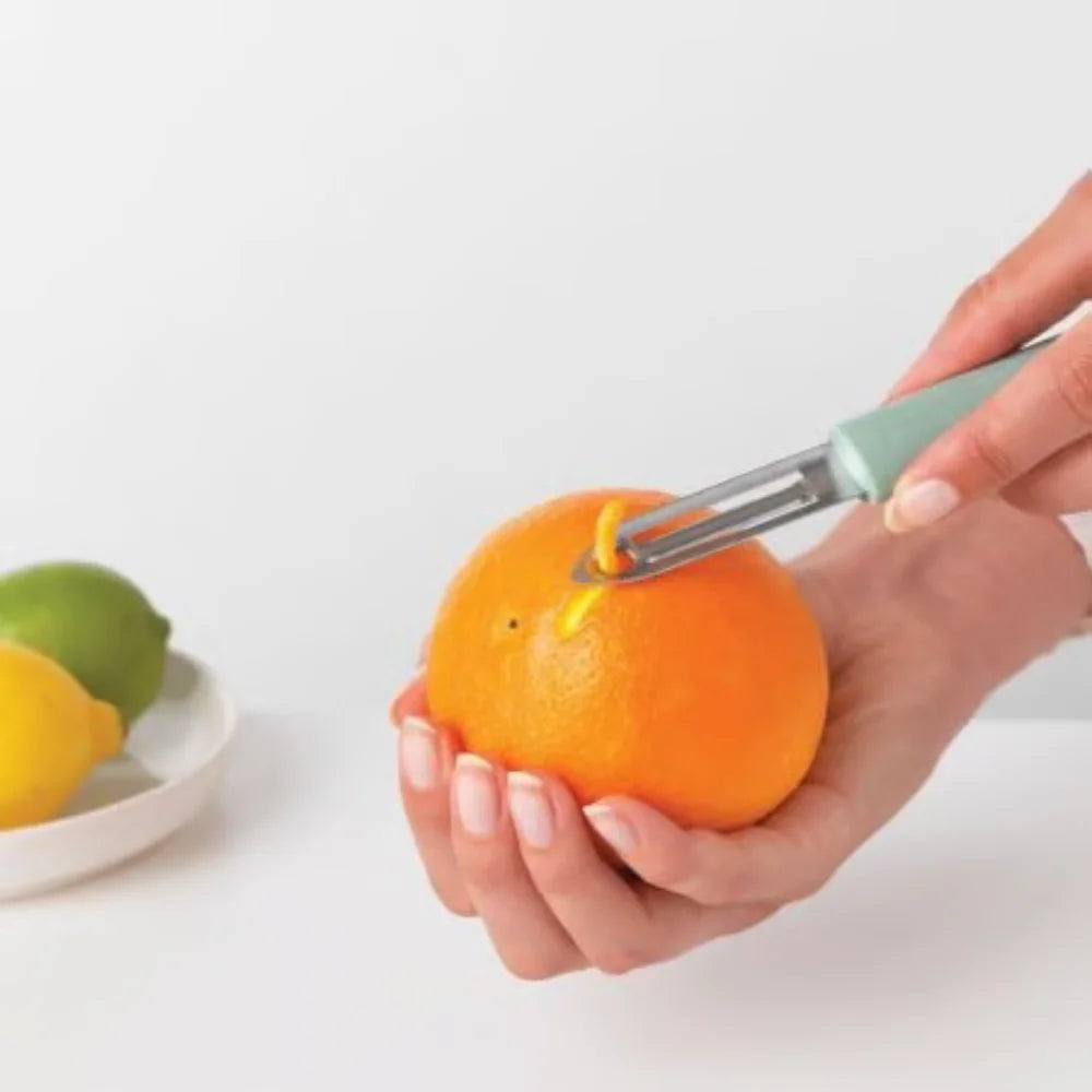 Brabantia |TASTY+ Food Peeler plus Zester 綠柄瓜刨 + 果皮刮|17.6cm