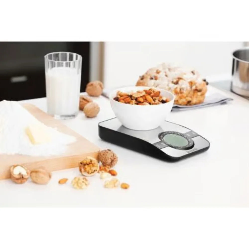 Brabantia|PROFILE Kitchen Scale 長方形電子食物磅|磨砂鋼