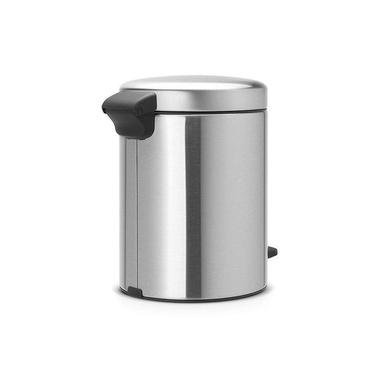 Brabantia|NewIcon Pedal Bin 圓形腳踏垃圾桶 5L|塑膠內桶|4款顏色