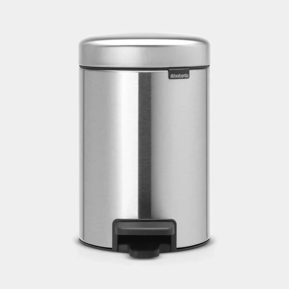 Brabantia｜Newicon Pedal Bin 圓形腳踏垃圾桶 3L｜塑膠內桶｜5款顏色 5 Colours