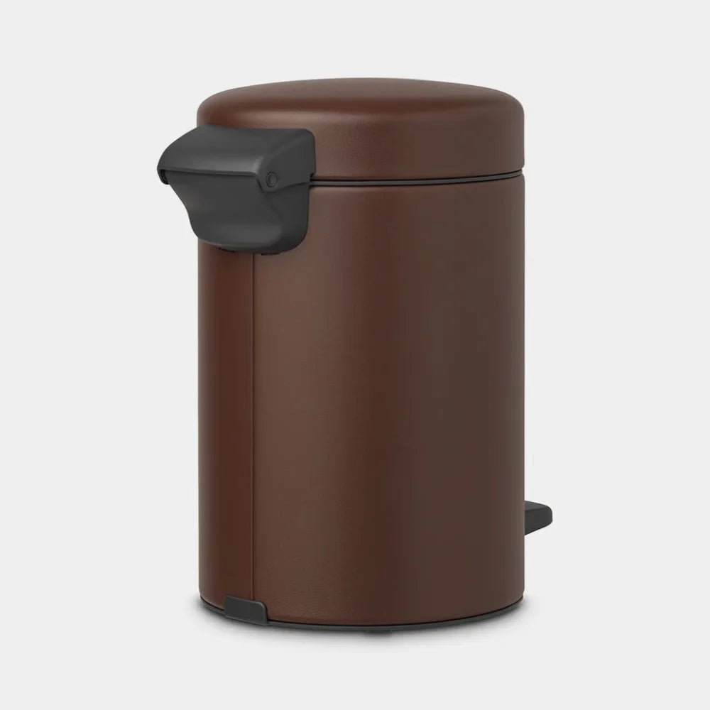 Brabantia｜Newicon Pedal Bin 圓形腳踏垃圾桶 3L｜塑膠內桶｜5款顏色 5 Colours