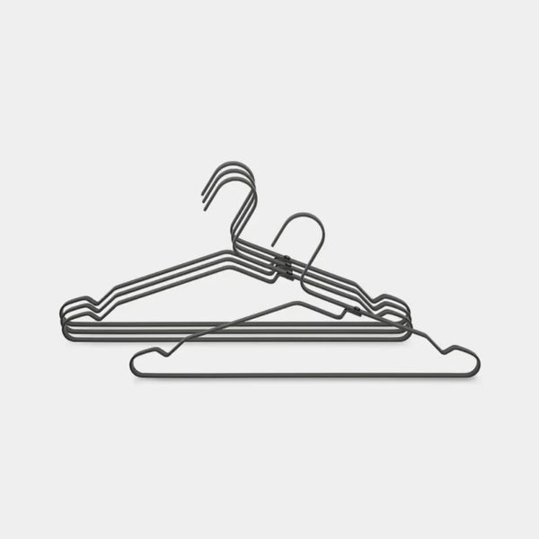 Brabantia丨Aluminium Clothes Hangers x 4 4個裝鋁合金衣架 丨2個顏色