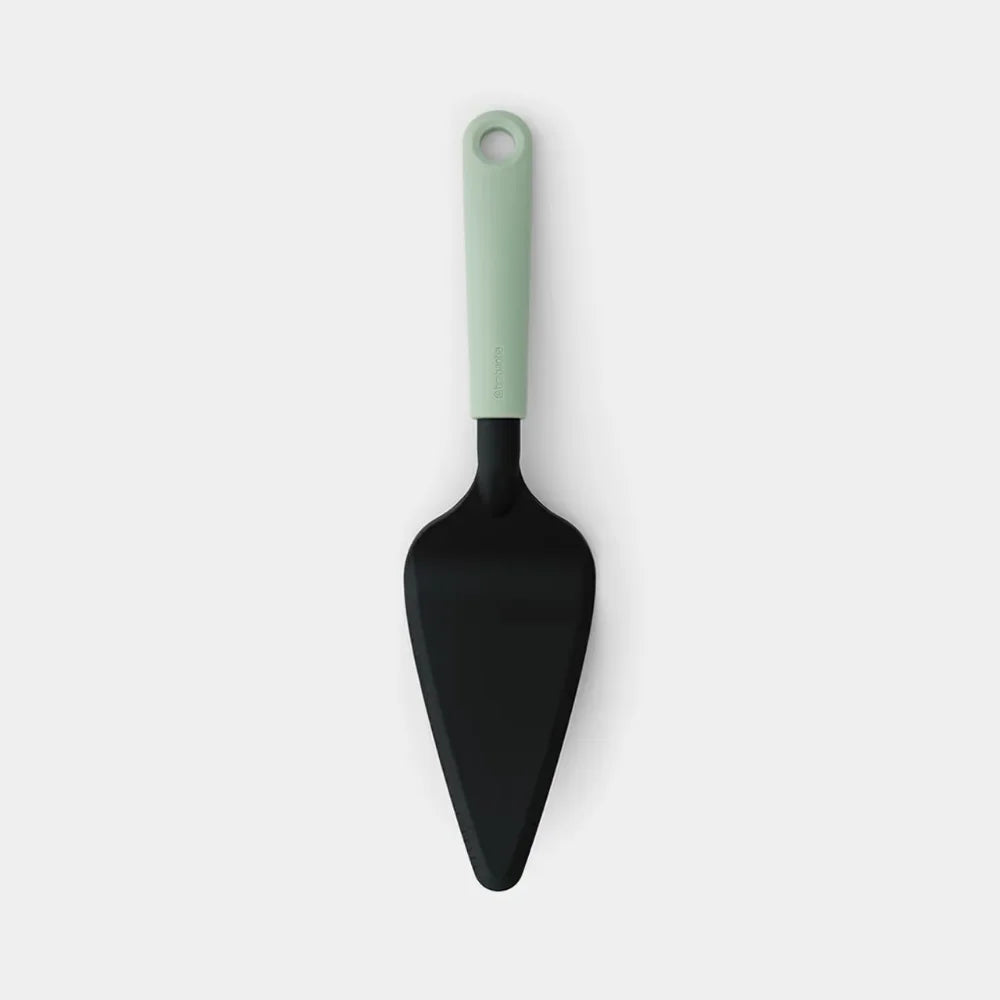 Brabantia ｜TASTY+ Cake Server plus Cutting Edge 綠柄餅剷 + 切刀｜28.1cm