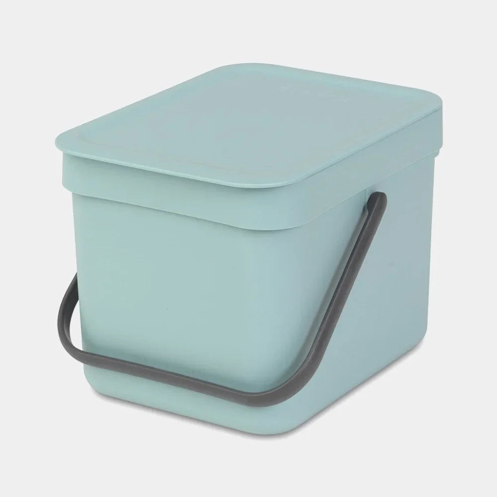 Brabantia｜Sort & Go Waste Bin 掛牆式手提回收垃圾桶 6L｜塑膠內桶｜3款顏色
