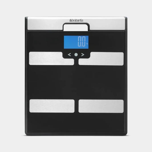Brabantia丨Bathroom Scale 免電池電子浴室磅 4.3x30x30cm丨黑色