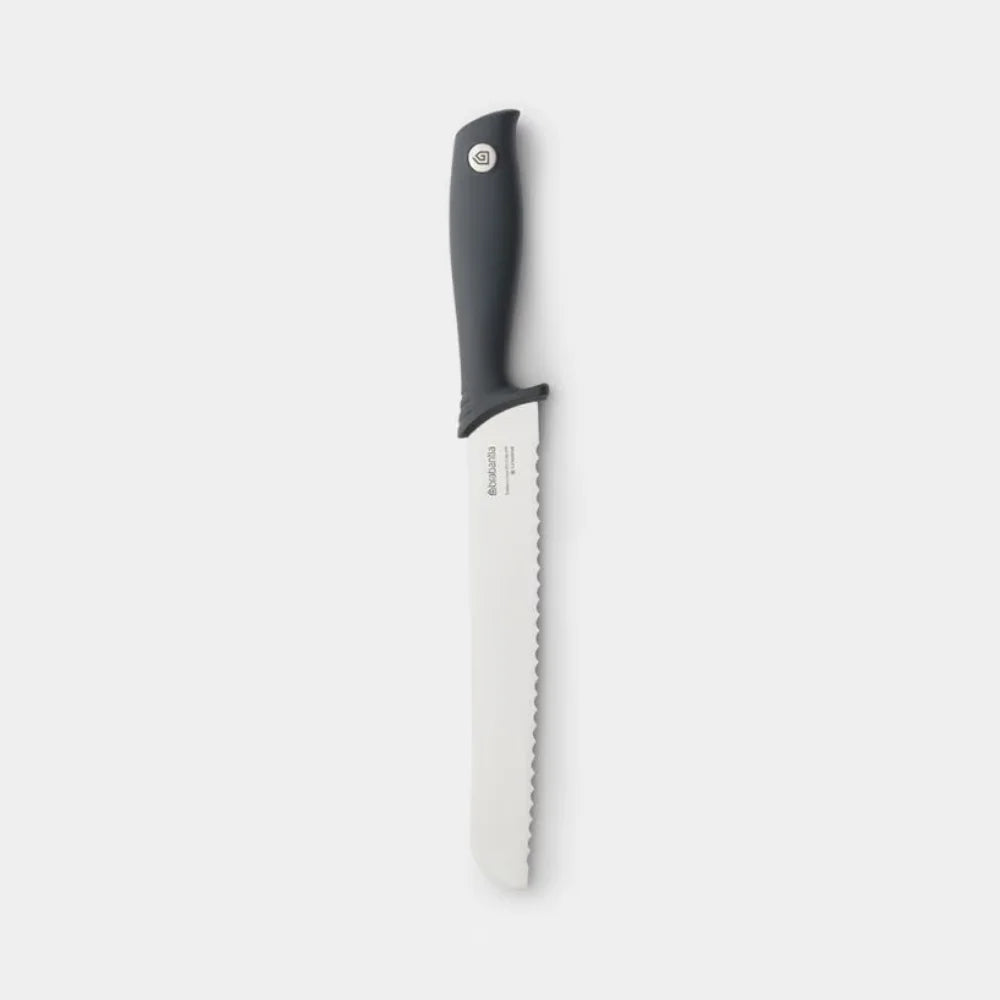 Brabantia ｜Tasty+ Bread Knife 灰柄不鏽鋼麵包刀｜33cm
