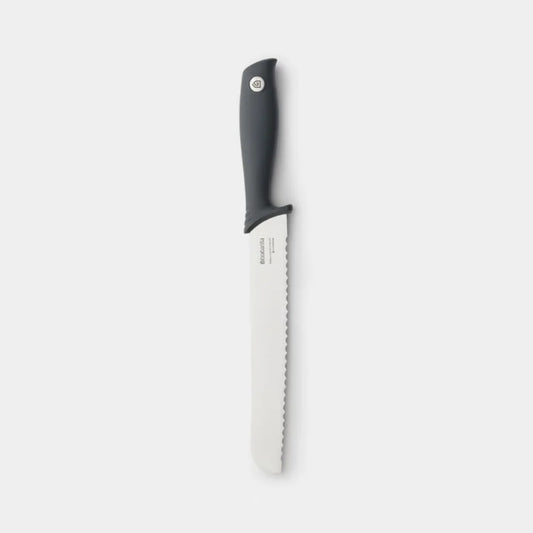 Brabantia ｜Tasty+ Bread Knife 灰柄不鏽鋼麵包刀｜33cm