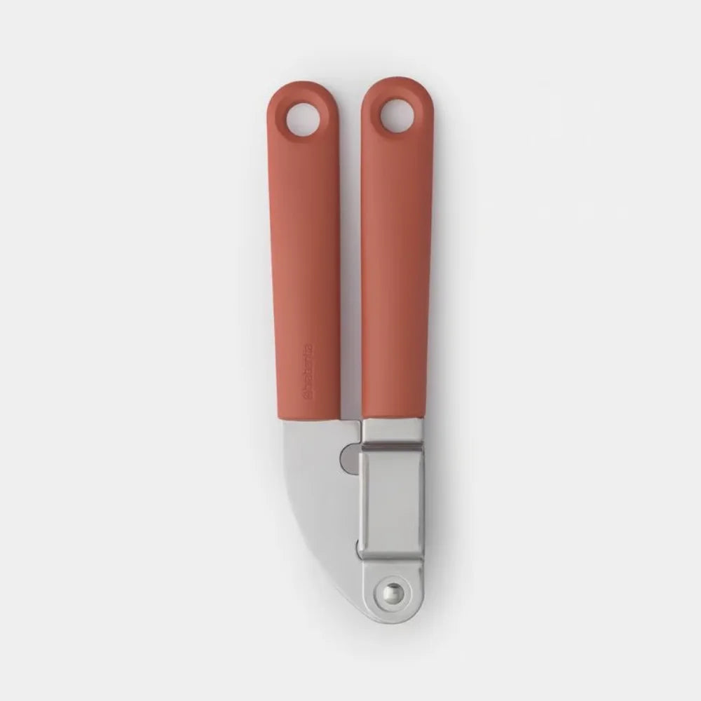 Brabantia丨Tasty+ Garlic Press 粉柄不銹鋼蒜頭壓碎器丨18cm