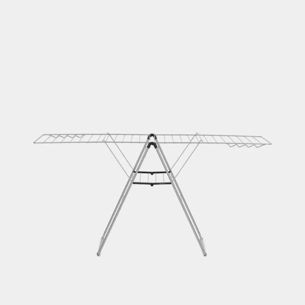 Brabantia丨Hangon Drying Rack 晾衫架 丨灰色丨晾衫長度20米 丨座地曬衣架