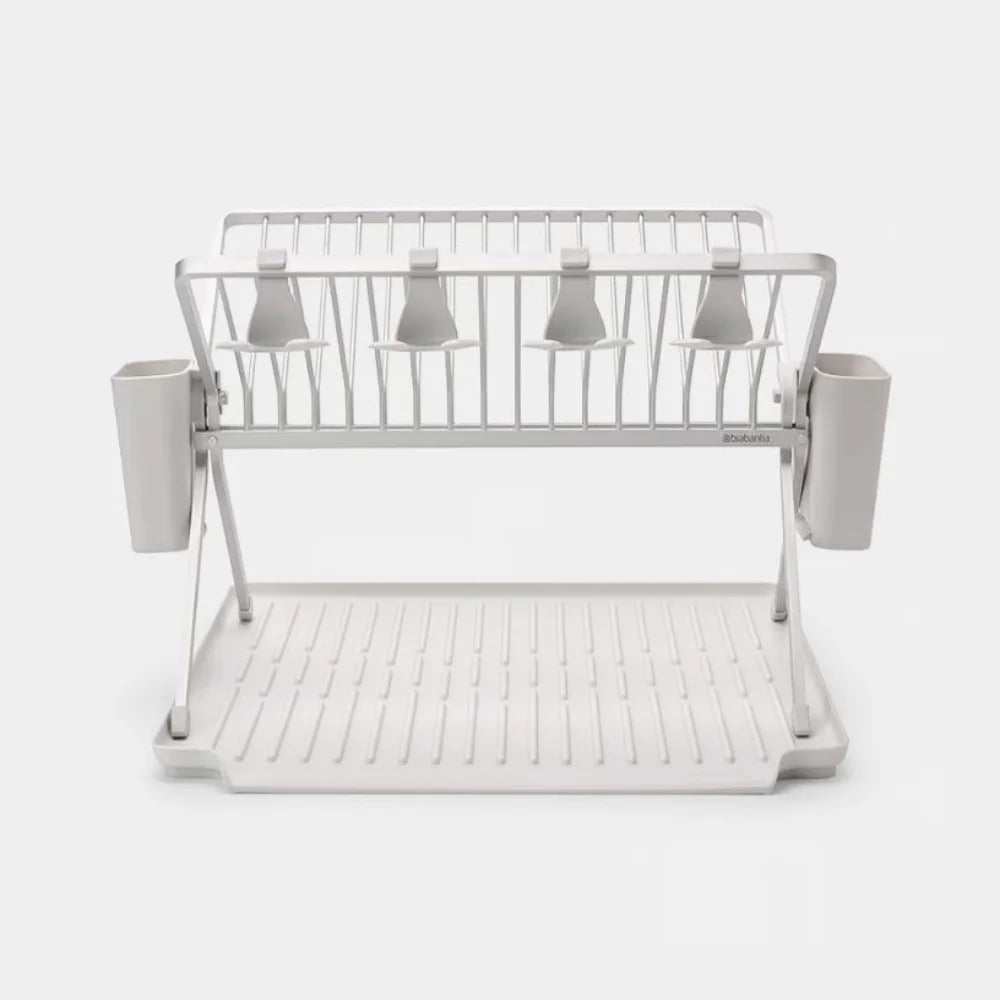 Brabantia｜Foldable Dish Drying Rack X型碗碟瀝水架連酒杯架｜33 x 42 x 51cm｜兩種顏色