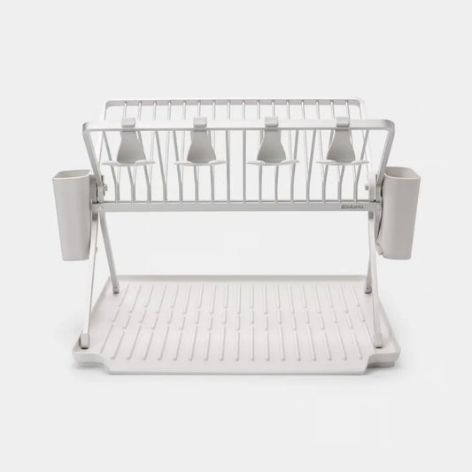 Brabantia｜Foldable Dish Drying Rack X型碗碟瀝水架連酒杯架｜33 x 42 x 51cm｜兩種顏色