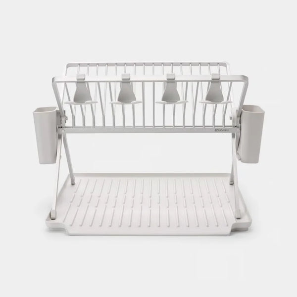 Brabantia｜Foldable Dish Drying Rack X型碗碟瀝水架連酒杯架｜33 x 42 x 51cm｜兩種顏色