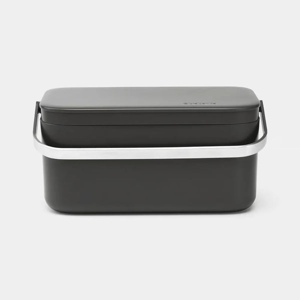 Brabantia ｜Food Waste Caddy 廚餘手提盒｜1.8L｜10.7 x 12.7 x 22.1cm｜深灰