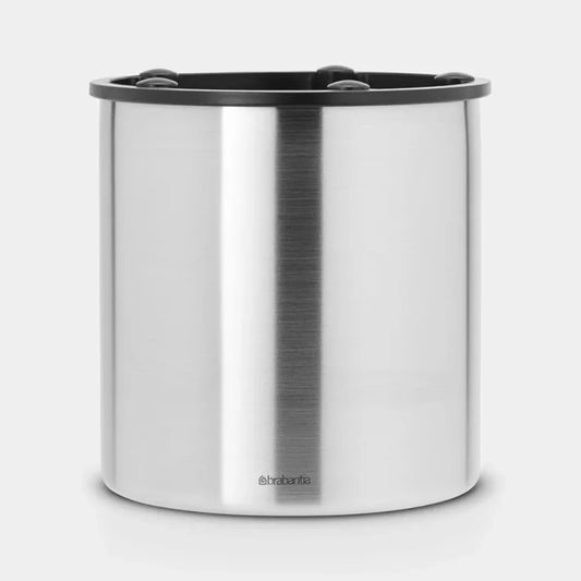 Brabantia ｜Organiser for Gadgets 廚具桶｜磨砂鋼｜15.5 x 15 x 15cm