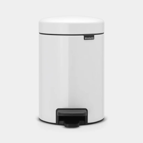 Brabantia｜Newicon Pedal Bin 圓形腳踏垃圾桶 3L｜塑膠內桶｜5款顏色 5 Colours