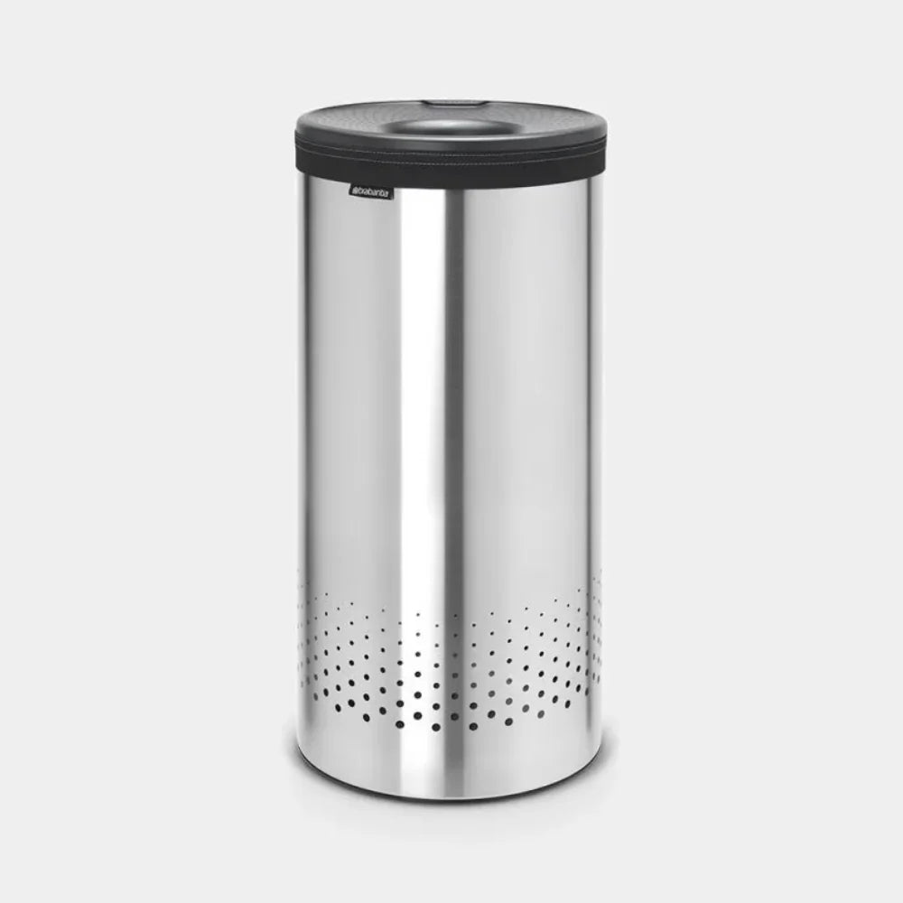 Brabantia丨Bo Laundry Bin 圓桶污衣籃 丨砂鋼