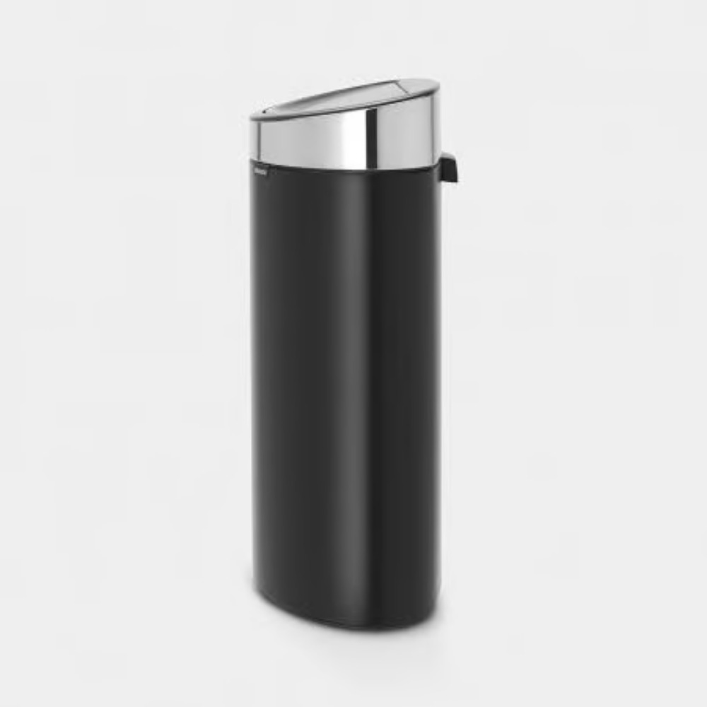 Brabantia｜Touch Bin New 平背彈蓋垃圾桶 40L｜塑膠內桶｜2款顏色