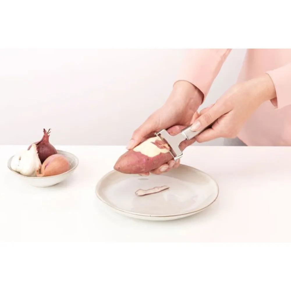 Brabantia丨PROFILE Food Peeler 不銹鋼Y型瓜皮刨丨15cm