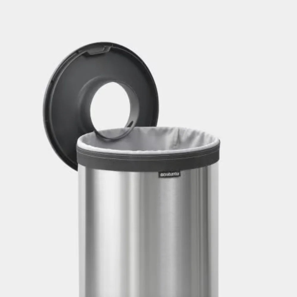 Brabantia丨Bo Laundry Bin 圓桶污衣籃 丨砂鋼