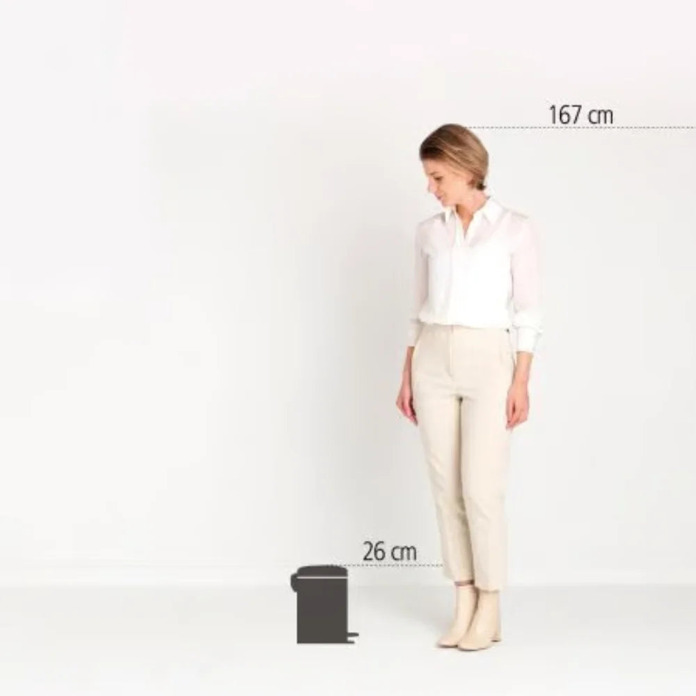 Brabantia｜Newicon Pedal Bin 圓形腳踏垃圾桶 3L｜塑膠內桶｜5款顏色 5 Colours