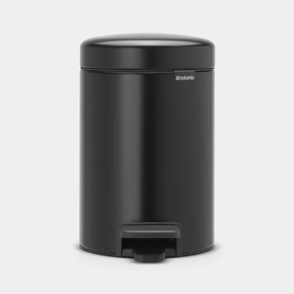 Brabantia｜Newicon Pedal Bin 圓形腳踏垃圾桶 3L｜塑膠內桶｜5款顏色 5 Colours