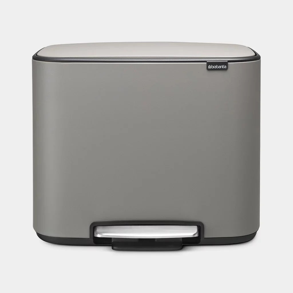 Brabantia｜Bo Pedal Bin 長形防指紋腳踏桶 36L｜4款顏色