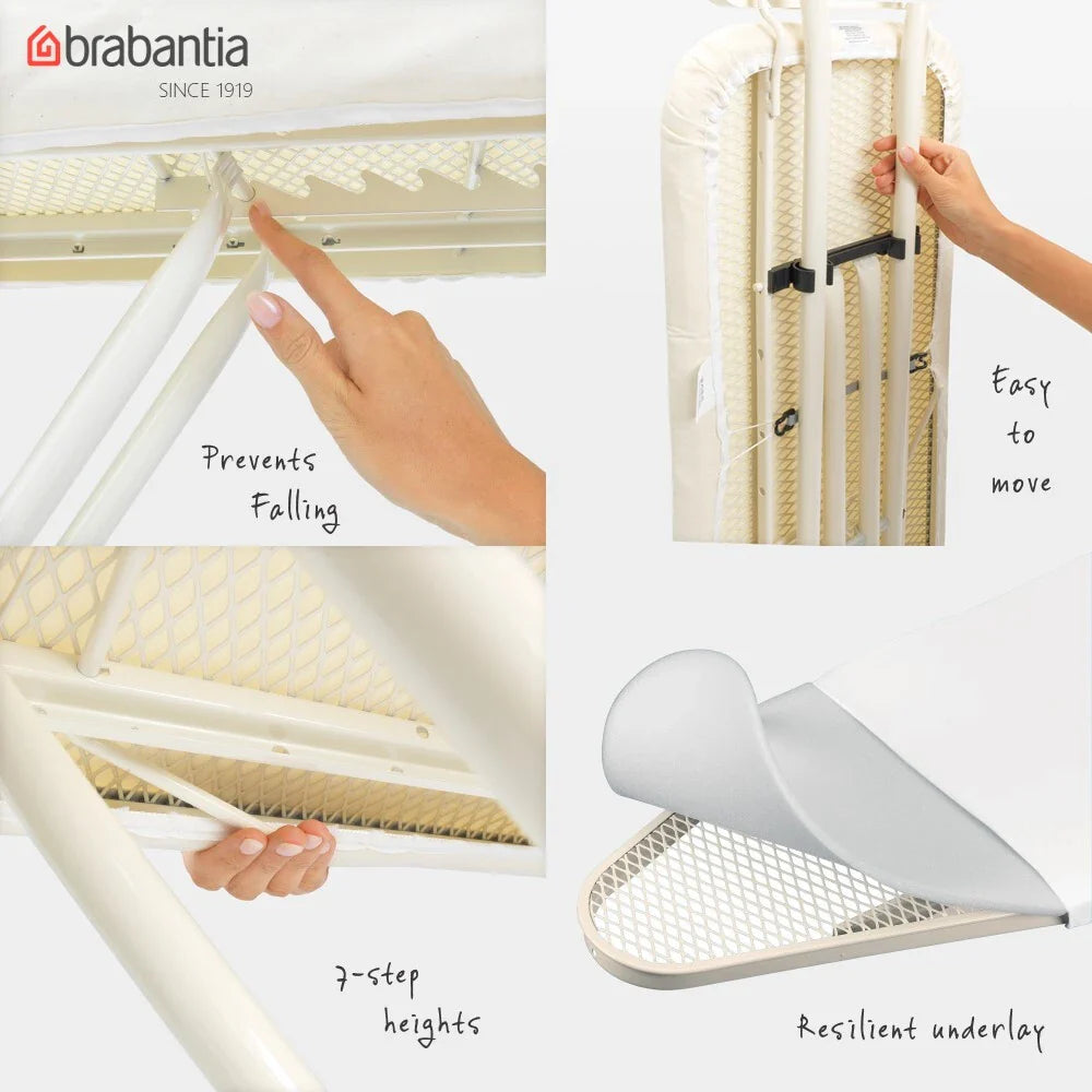 Brabantia丨Ironing Board 熨衫板 Code B 124x38cm丨Leaf Clover 幸運草