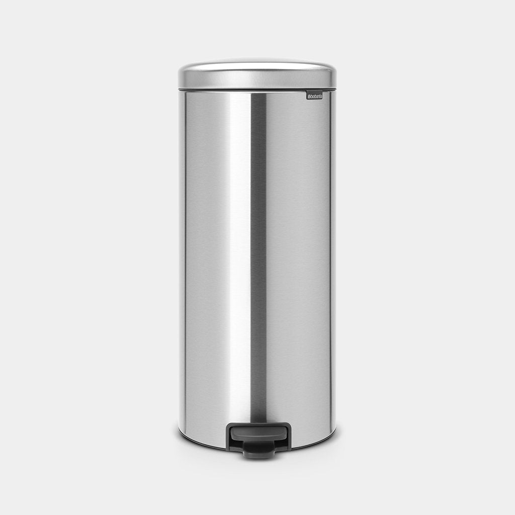 Brabantia｜Pedal Bin Newlcon 圓形腳踏垃圾桶 30L｜塑膠內桶｜5款顏色