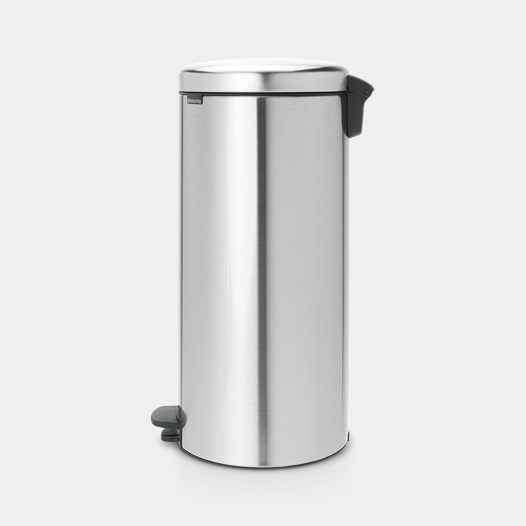 Brabantia｜Pedal Bin Newlcon 圓形腳踏垃圾桶 30L｜塑膠內桶｜5款顏色