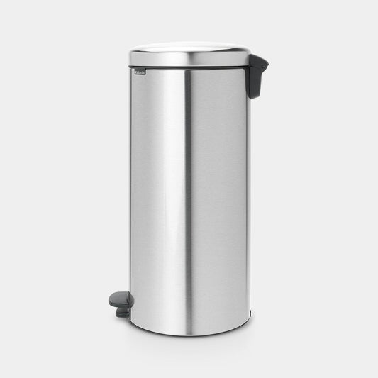 Brabantia｜Pedal Bin Newlcon 圓形腳踏垃圾桶 30L｜塑膠內桶｜5款顏色